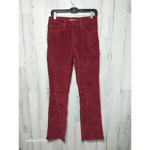 Levis 725 High Rise Red Bootcut Corduroy Jeans Size: 28
